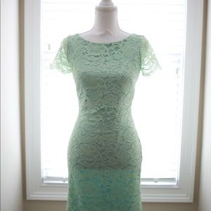 Mint green dress